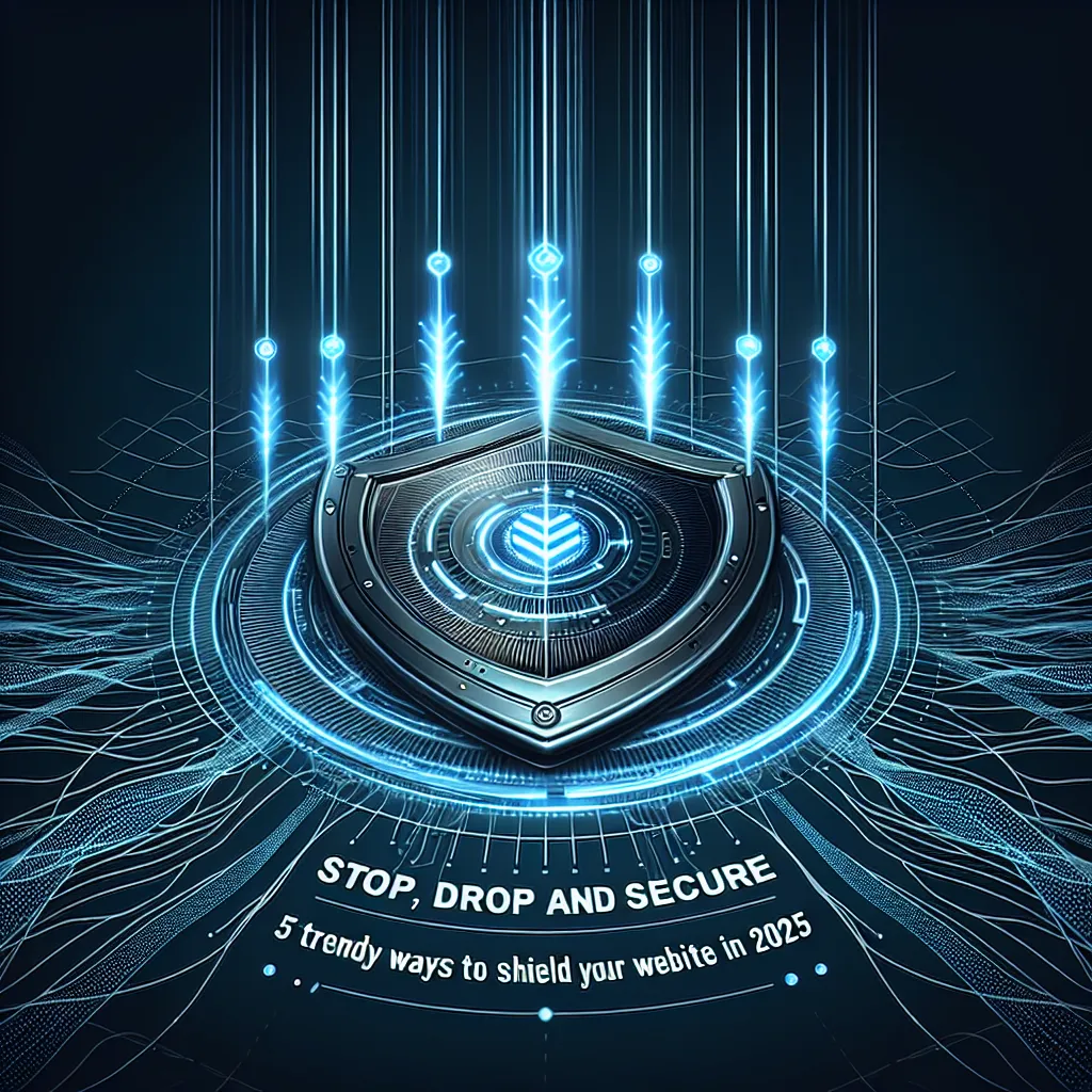 Stop, Drop, and Secure: 5 Trendy Ways to Shield Your Website in 2025