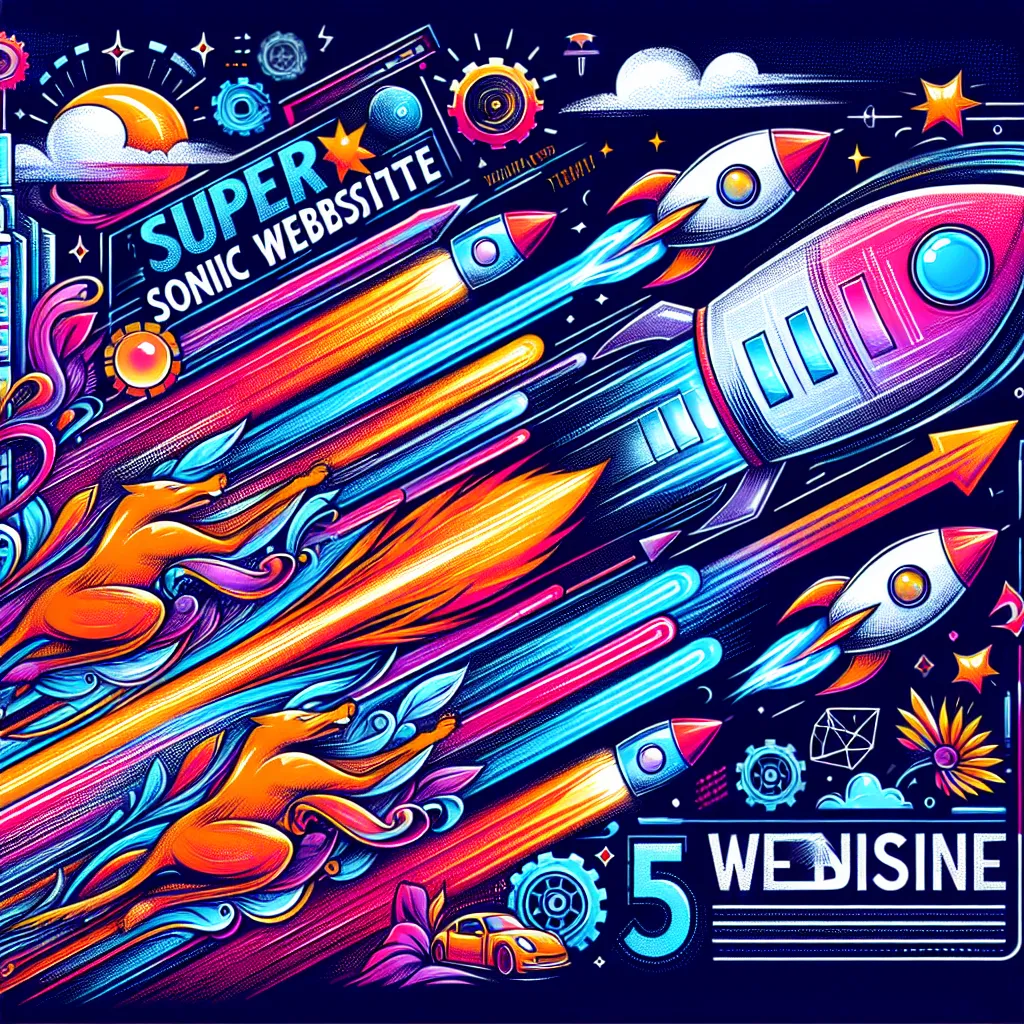 Super Sonic Website: 5 Trendy Techniques to Propel Your Site Speed!
