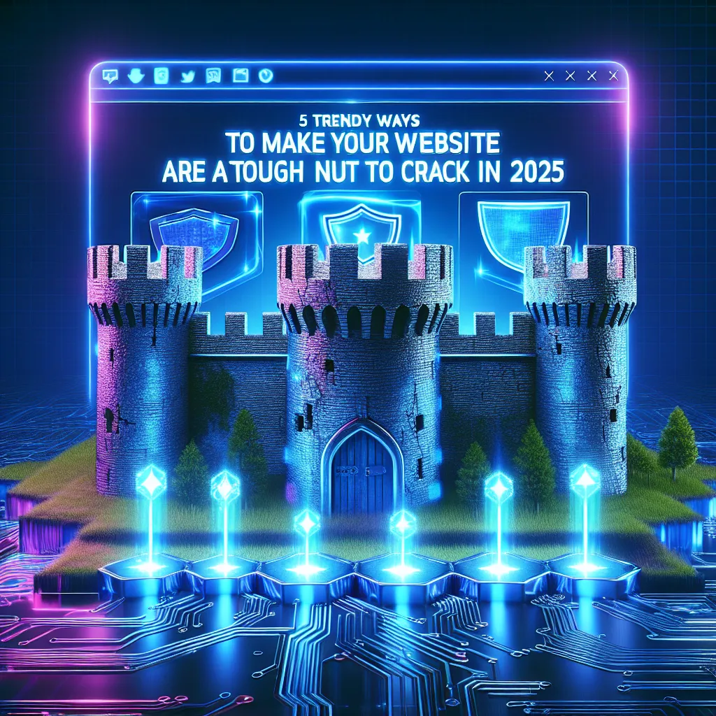 5 Trendy Ways to Make Your Website a Tough Nut to Crack in 2025